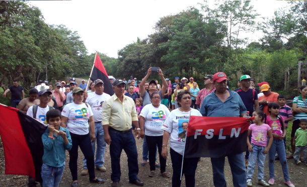 Candidatos de La Libertad, Chontales ratifican su respaldo al FSLN