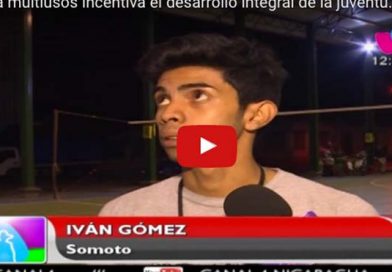 Cancha multiusos incentiva el desarrollo integral de la juventud en Madriz