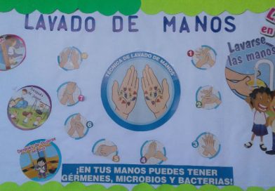 Minsa expone importancia de lavarse las manos a estudiantes del colegio Santa Rosa
