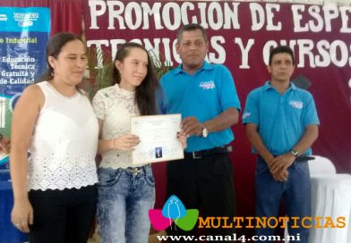 Rivas: Realizan primera promoción de especialidades técnicas y capacitación 2017