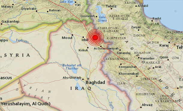 Terremoto de magnitud 5,6 sacude Irak