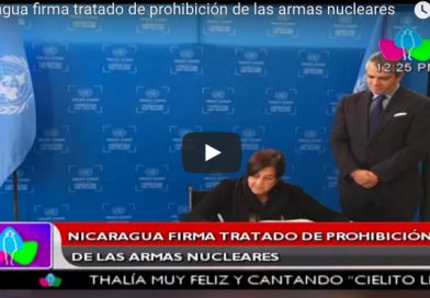 Nicaragua firma tratado de prohibición de las armas nucleares