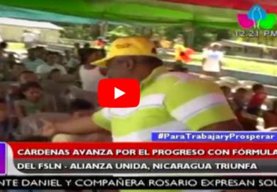 Rivas: Cárdenas avanza por el progreso con fórmula del FSLN Alianza Unida Nicaragua Triunfa