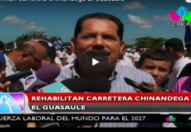 Rehabilitan carretera Chinandega El Guasaule