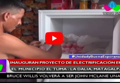 Inauguran proyecto de electrificación en el municipio El Tuma - La Dalia, Matagalpa