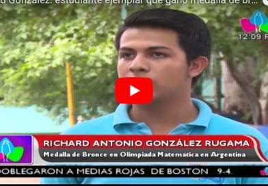 Richard González: estudiante ejemplar que ganó medalla de bronce en olimpiadas de matemáticas