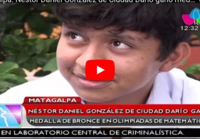Matagalpa: Néstor Daniel González de Ciudad Darío ganó medalla en olimpiadas de matemáticas