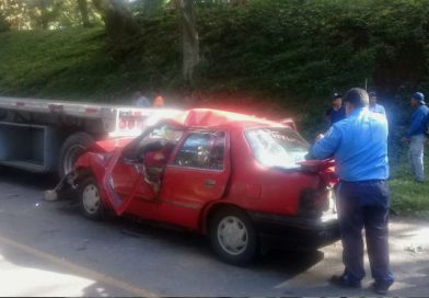 Rivas: Taxista fallece en accidente de tránsito en el km 141 carretera sur