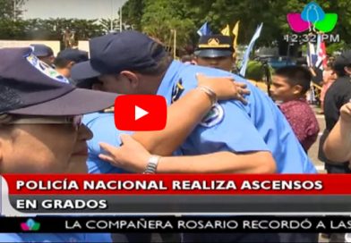 Policía Nacional realiza ascensos en grados
