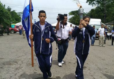 Antorcha de la Independencia Centroamericana inicia su recorrido por suelo nicaragüense