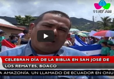 Celebran día de la Biblia en San José de Los Remates, Boaco