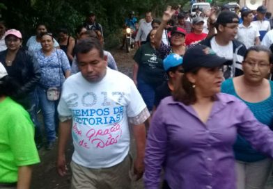 Familias de Veracruz brindan respaldo a los candidatos del FSLN en Nindirí