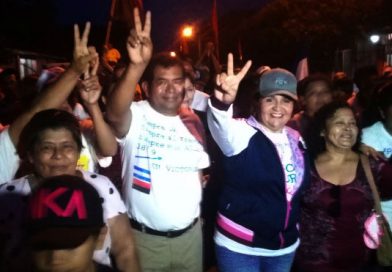 Nindiriseños festejan la apertura de campaña de la Alianza Unida Nicaragua Triunfa