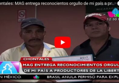 Chontales: Chontales: MAG entrega reconocimientos orgullo de mi país a productores de La Libertad