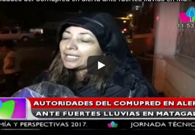 Autoridades del Comupred en alerta ante fuertes lluvias en Matagalpa