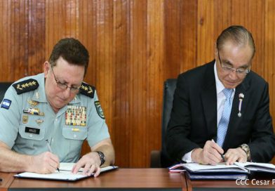 Ejército de Nicaragua firma memorándum de entendimiento con Ministerio de Defensa de China Taiwán