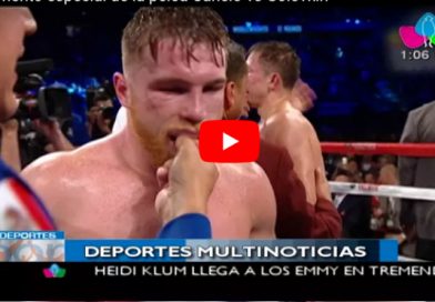 Segmento especial de la pelea Canelo vs Golovkin