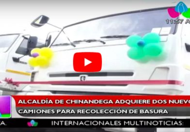 Alcaldía de Chinandega adquiere dos nuevos camiones para la recolección de basura