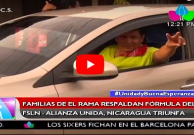 Familias de el Rama respaldan fórmula del FSLN Alianza Unida Nicaragua Triunfa