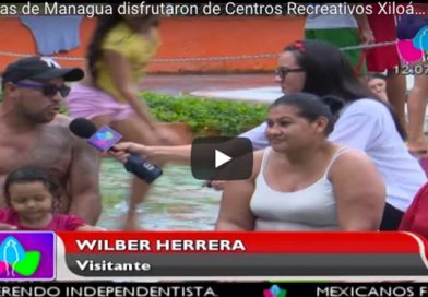 Familias de Managua disfrutaron de Centros Recreativos Xiloá y Xolonem