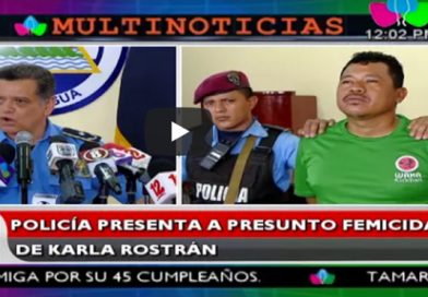 Policía presenta a presunto femicida de Karla Rostrán