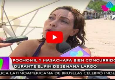 Pochomil y Masachapa bien concurridos durante el fin de semana largo