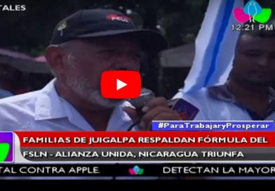 Familias de Juigalpa respaldan fórmula del FSLN Alianza Unida Nicaragua Triunfa