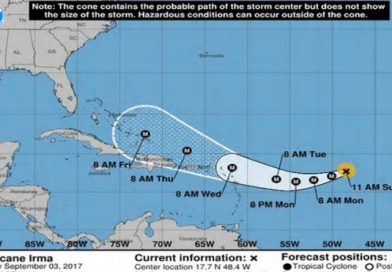 Irma vuelve a ser un huracán de categoría 3 en su ruta hacia el Caribe