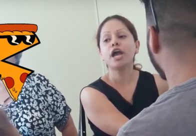 Lady Pizza: Mujer hace el escándalo del año después de que le negaron promoción