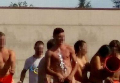 Fiesta de bienvenida a “novatos” se sale de control y todos terminan sin ropa