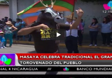 Masaya celebra tradicional Torovenado del pueblo