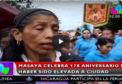 Masaya Celebra 178 aniversario de haber sido elevada a ciudad