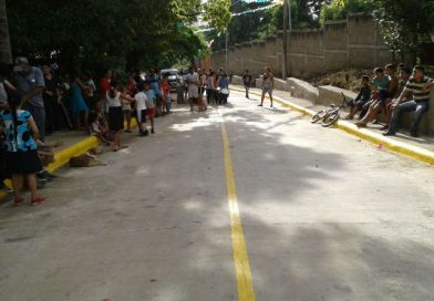 ALMA inaugura proyecto vial en barrio Memorial Sandino