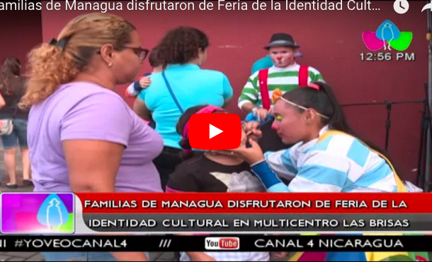 Familias de Managua disfrutaron de Feria de la Identidad Cultural en Multicentro Las Brisas