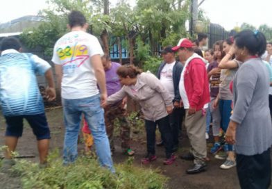 Familias de Nindirí respaldan a los candidatos del FSLN