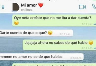 joven cae en trampa y "sin querer" revela infidelidad