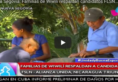 Nueva Segovia: Familias de Wiwilí respaldan candidatos FLSN Alianza Unidad Nicaragua Triunfa