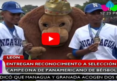 Entregan reconocimiento a selección campeona de panamericano de béisbol