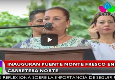 Inauguran puente Monte Fresco en carretera norte