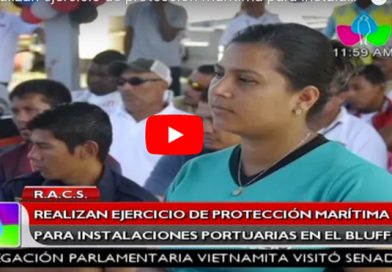 R.A.C.S: realizan ejercicio de protección marítimas para instalaciones portuarias en el Bluff