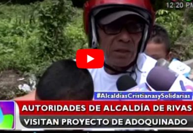Autoridades de Alcaldía de Rivas visitan proyectos de adoquinado