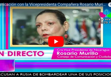 Comunicación con la Vicepresidenta Compañera Rosario Murillo 25 Septiembre 2017