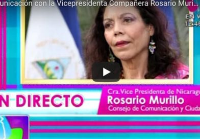 Comunicación con la Vicepresidenta Compañera Rosario Murillo, 28 Septiembre 2017