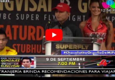 Segmento especial sobre la pelea del “chocolatito” González