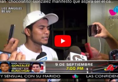 Román “chocolatito” González manifestó que aspira ser el campeón nuevamente de las 115 libras