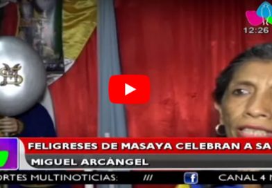 Feligreses de Masaya celebran a San Miguel Arcángel