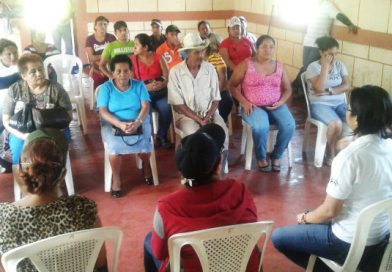 Candidatos de la fórmula del FSLN en Santo Tomás visitan la comarca El Alto