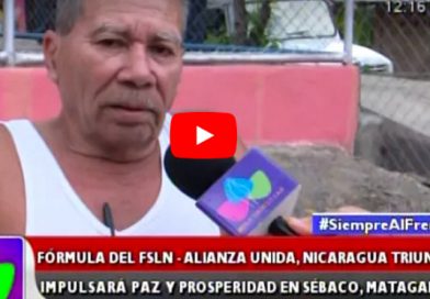 Fórmula del FSLN Alianza Unida Nicaragua Triunfa impulsará paz y prosperidad en Sébaco, Matagalpa