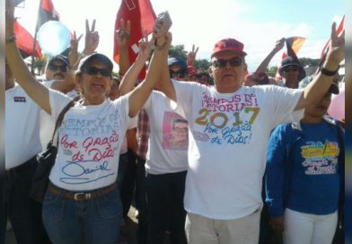 Multitudinaria caminata en respaldo a candidatos de la Alianza Unida Nicaragua Triunfa en Sébaco