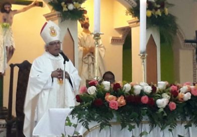 Cardenal Leopoldo Brenes oficia misa en parroquia Nuestra Señora de la Merced en Mateare